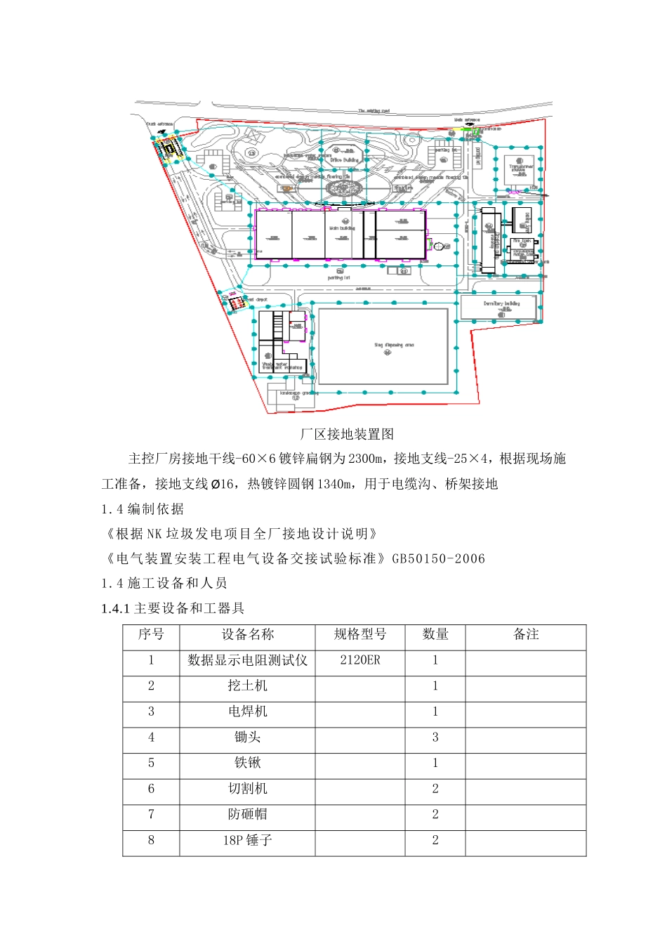 全厂接地装置施工方案_第3页