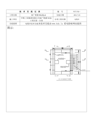 电缆井III型