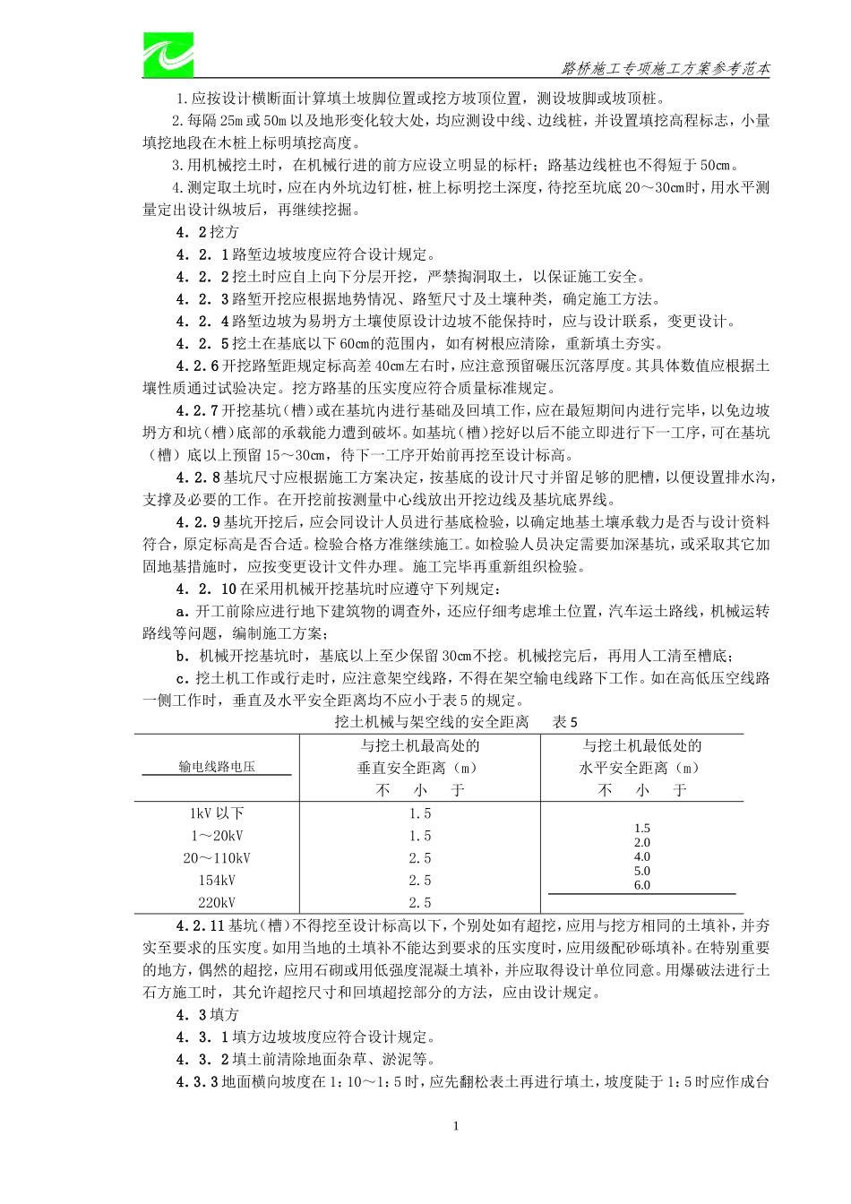 市政路基土石方施工专项方案_第2页