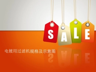 电镀用过滤机规格及示意图