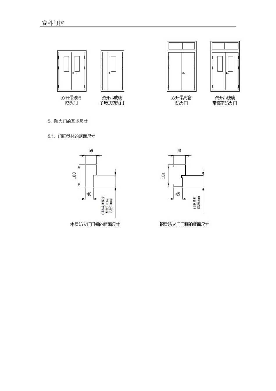 防火门规格型号及技术参数_第3页