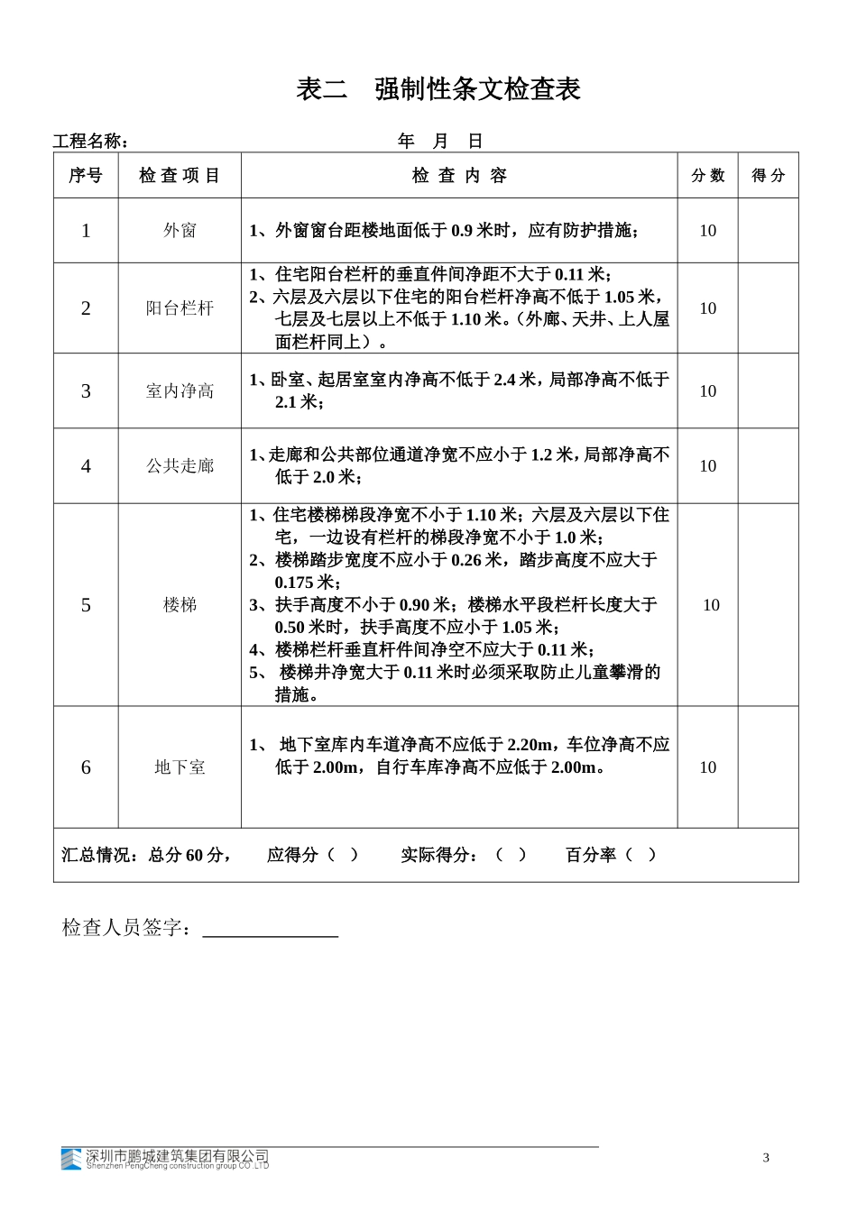 项目检查评分表细则_第3页