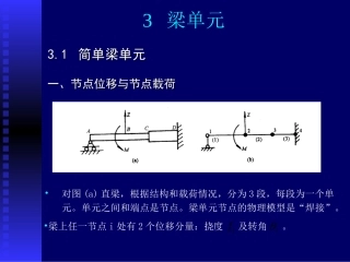 第三讲       梁单元