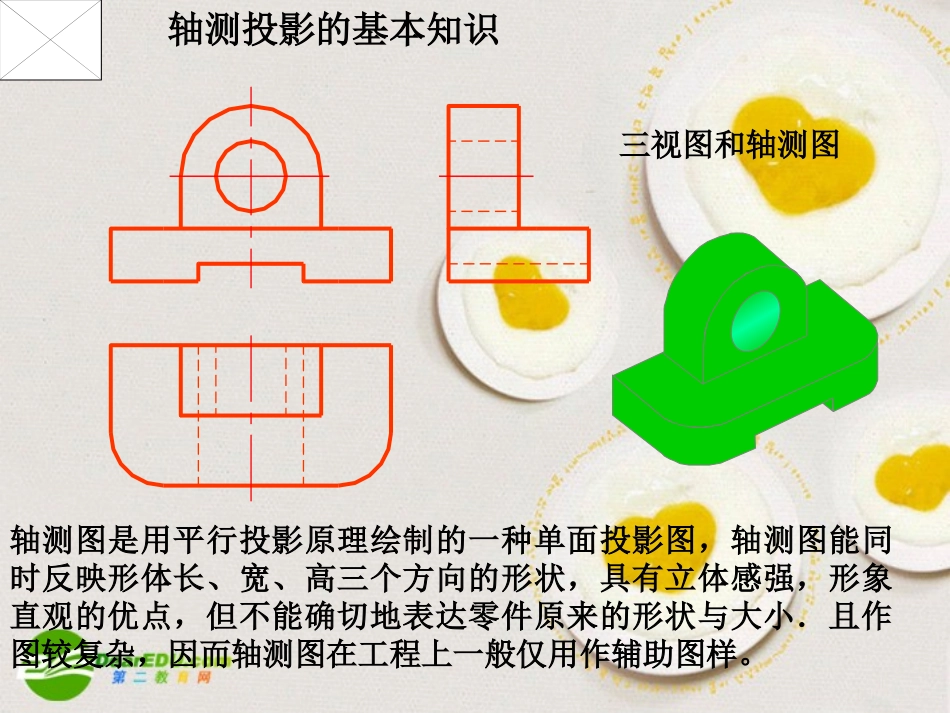 高一通用技术 轴测图的画法课件_第2页