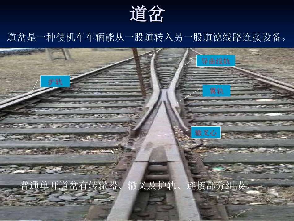 铁道信号基础  道岔  轨道  大一PPT课程设计_第2页