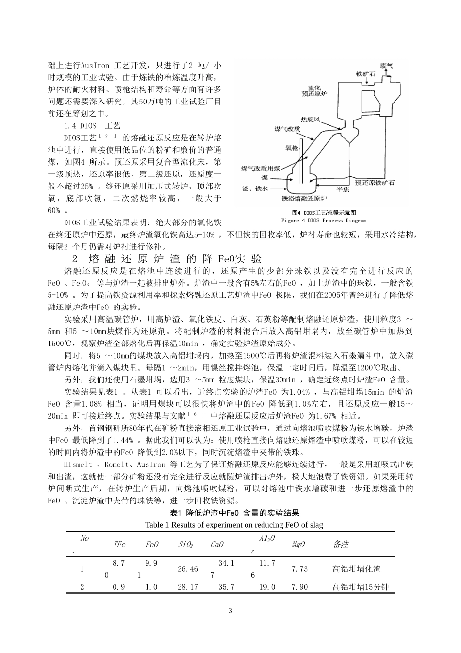 转炉熔融还原炼铁工艺探讨_第3页