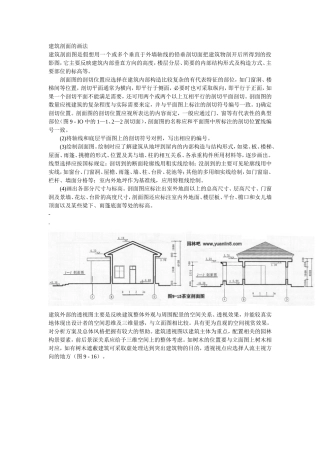 建筑平立面的画法