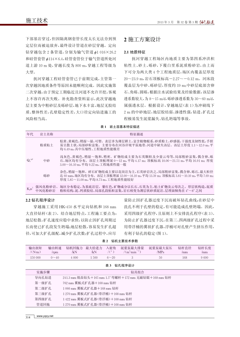 中粗砂地层大型定向穿越工程施工工艺 - 副本 - 副本_第2页