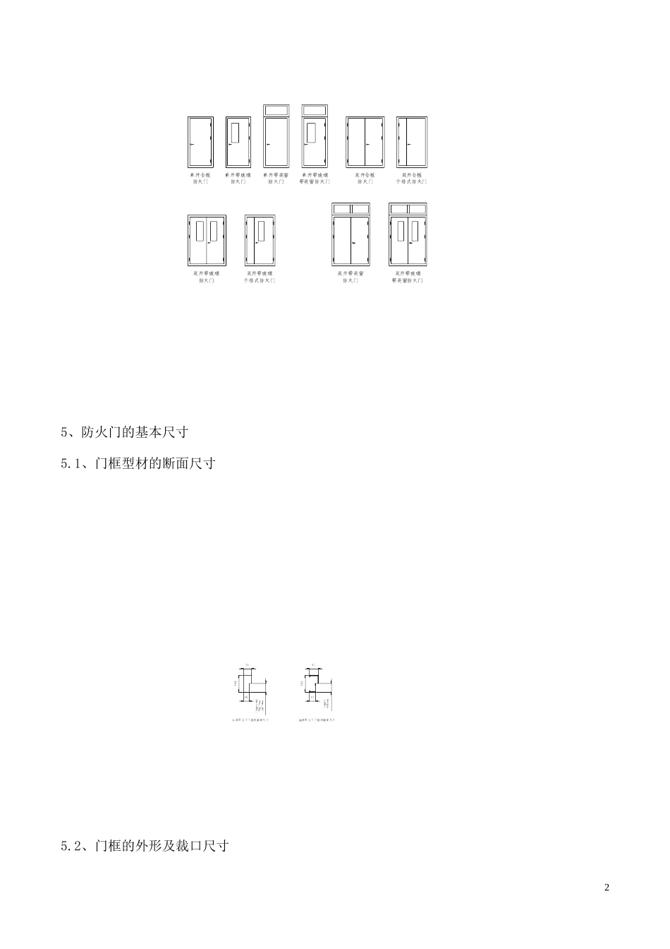 防火门的基本知识(防火门规格型号尺寸计算五金配置和安装的基本要求)_第2页