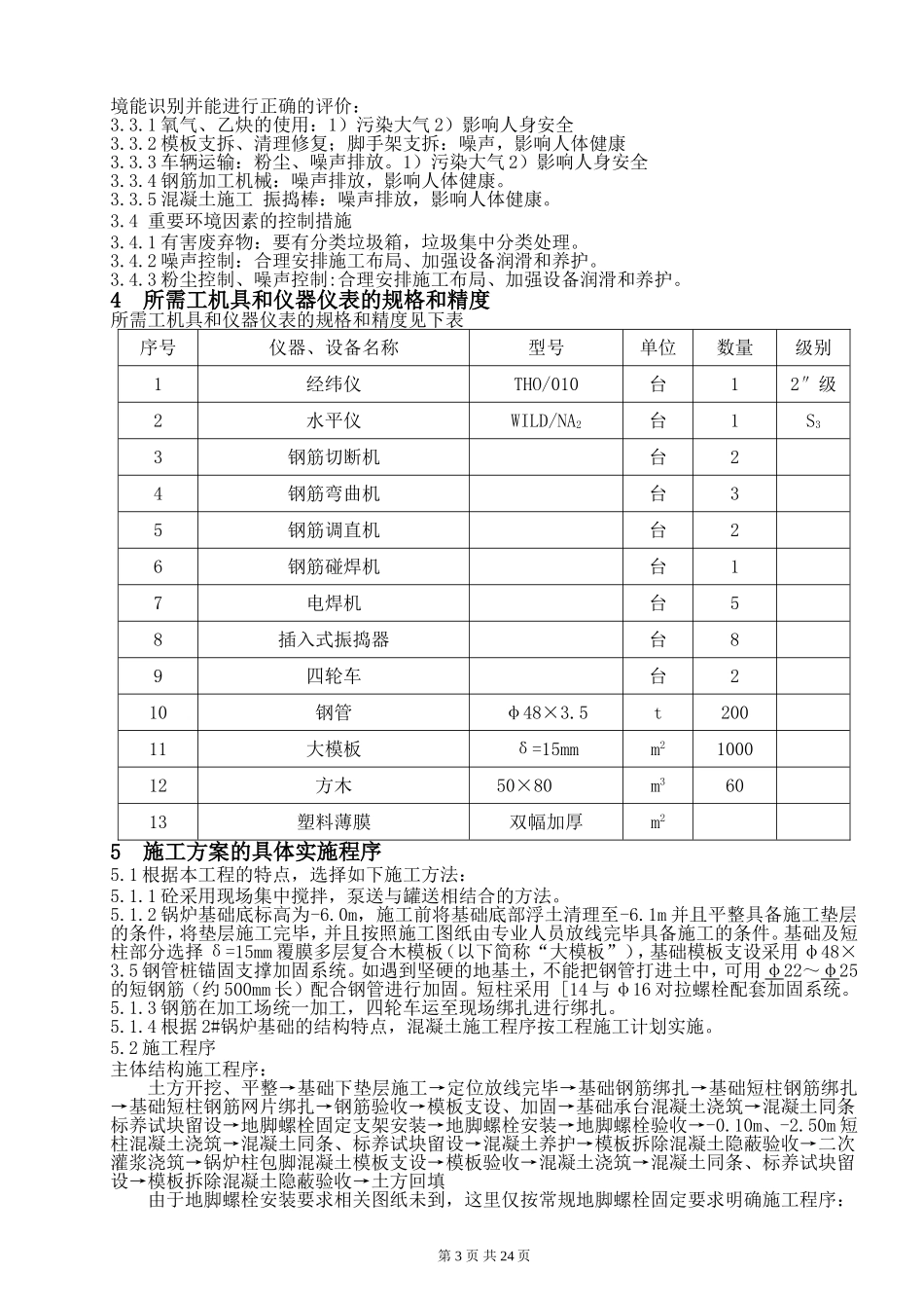 锅炉基础施工方案_第3页