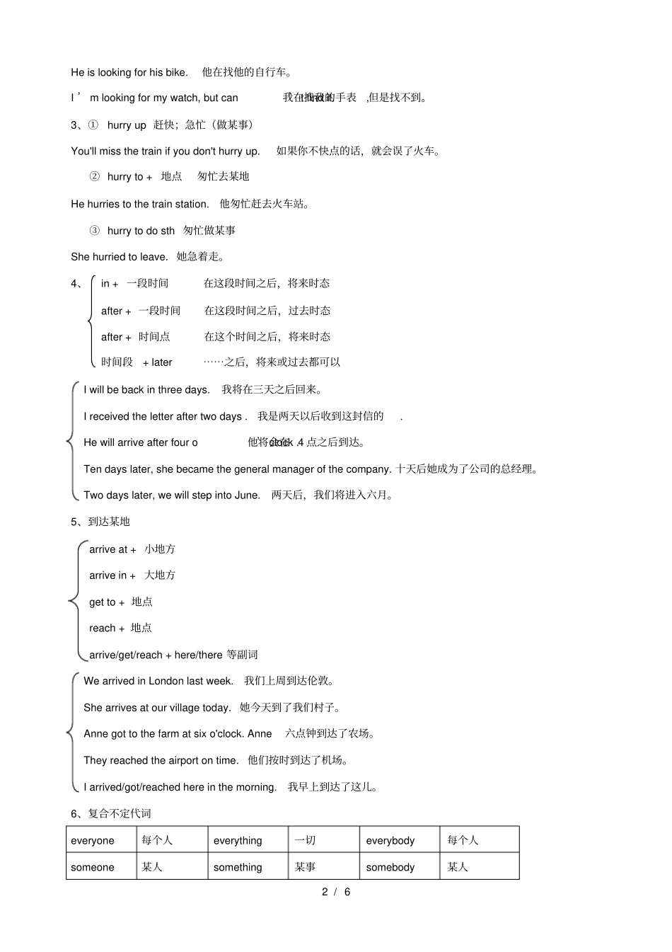 人教版八年级下册英语Unit8知识点_第2页