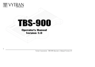 工具 tbs900_manual 使用手册