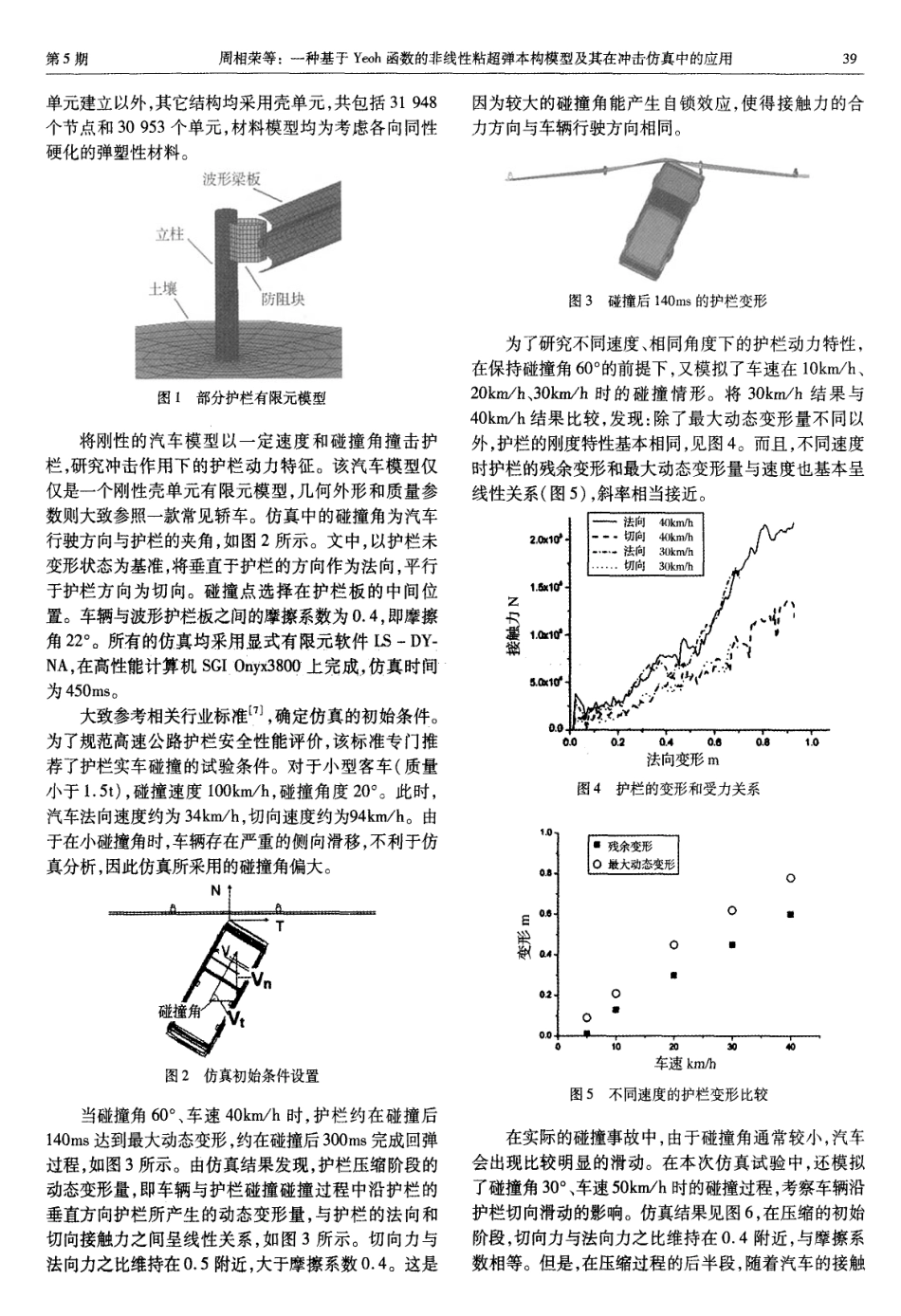 汽车碰撞护栏的事故再现_第2页