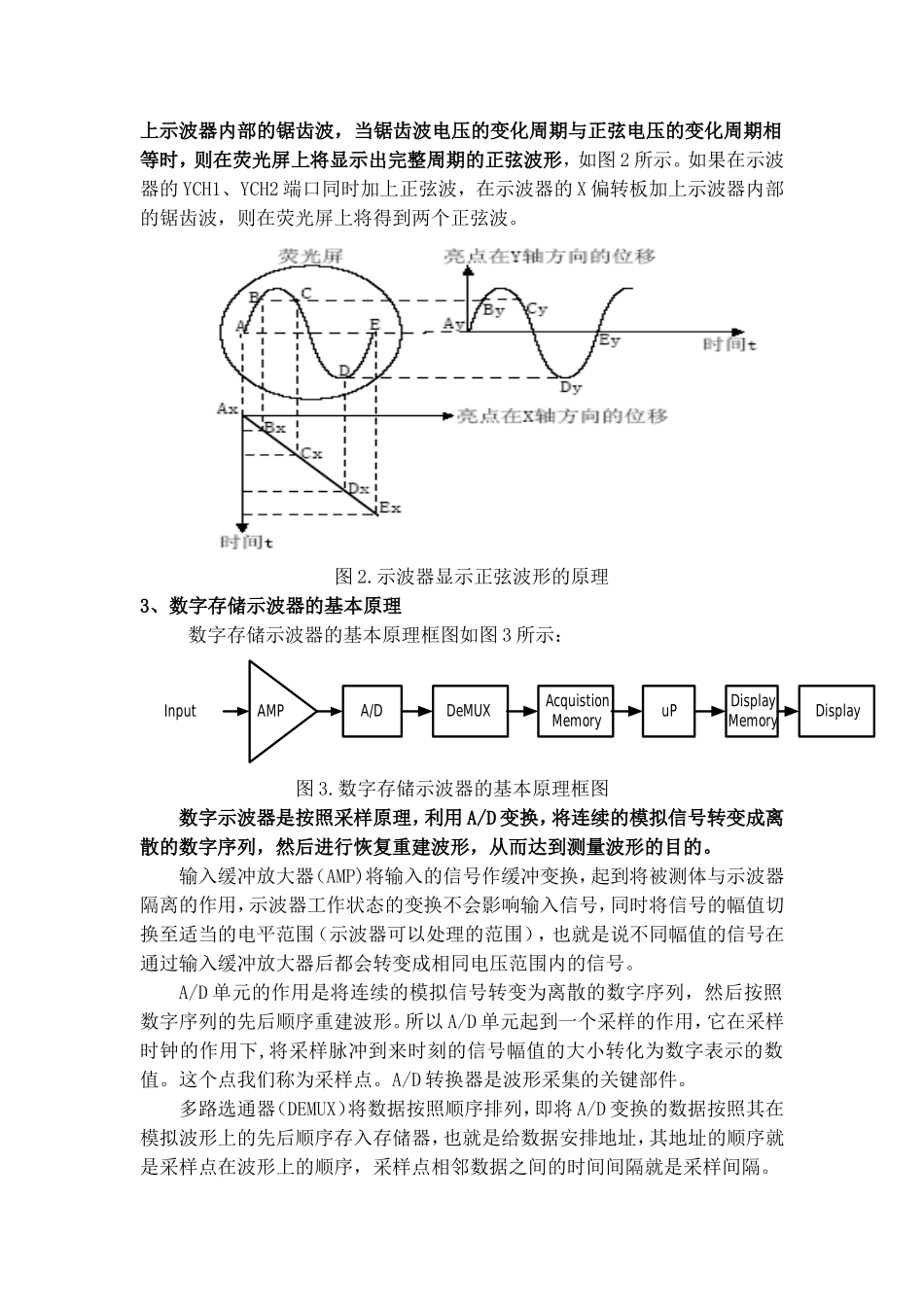 数字示波器的调节与使用实验讲义_第2页