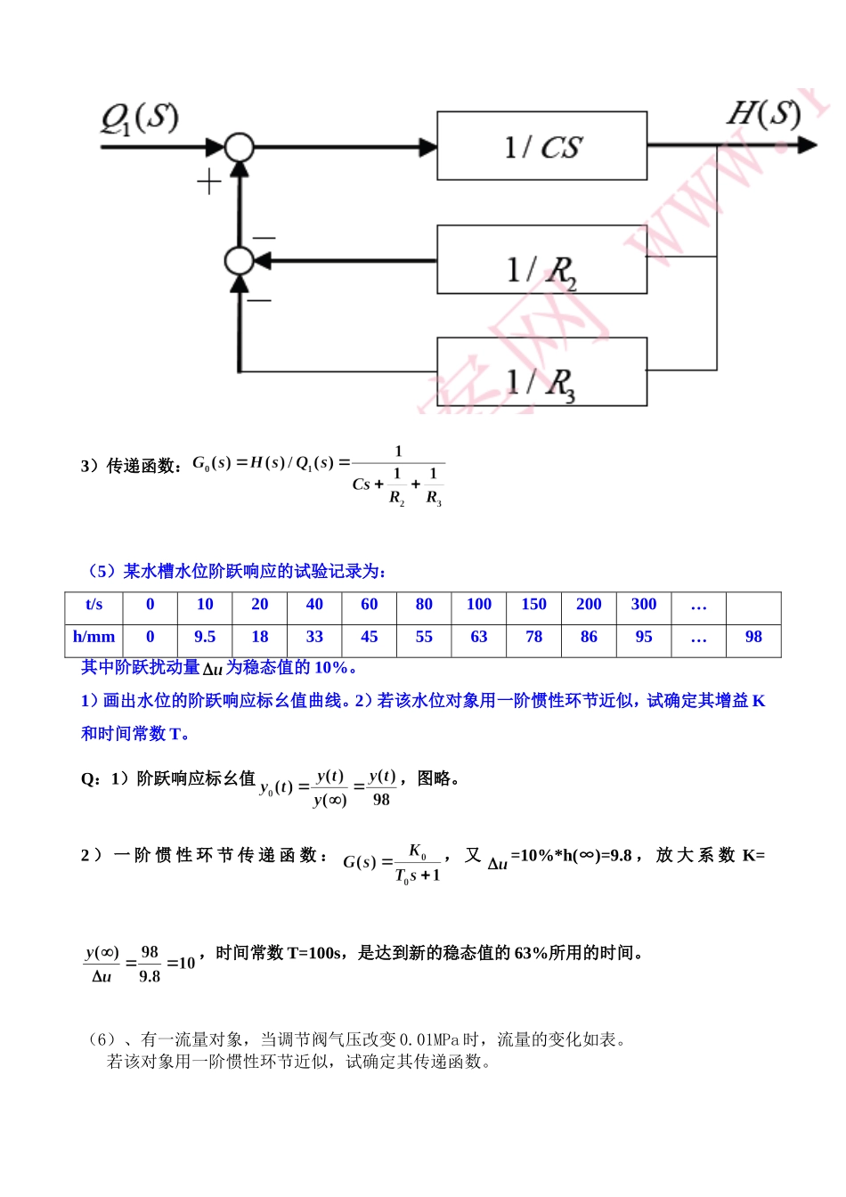 工业过程与过程控制4单元课后习题_第2页