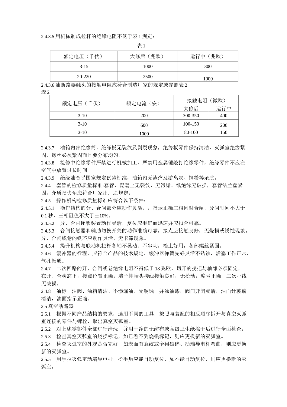 电气设备检修工艺规程(DOC)_第3页