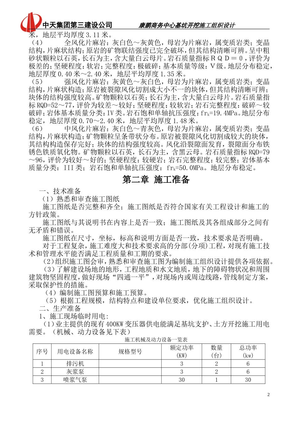 基坑土方开挖方案_第2页
