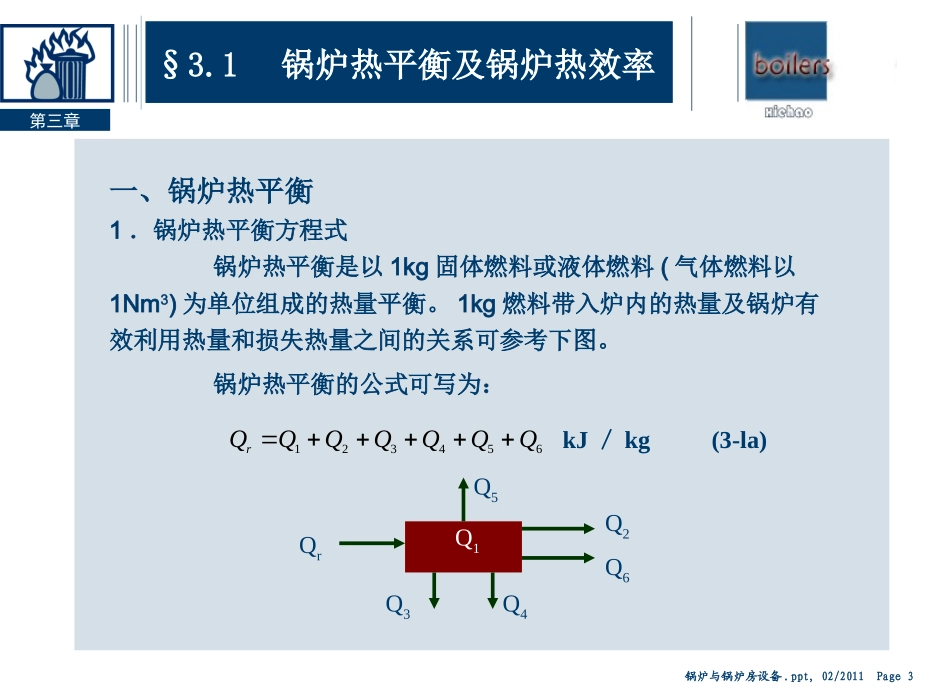 锅炉原理课件3章_第3页