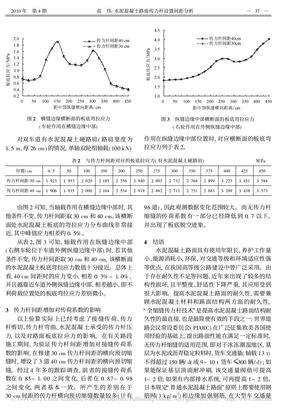 水泥混凝土路面传力杆设置间距分析_第3页