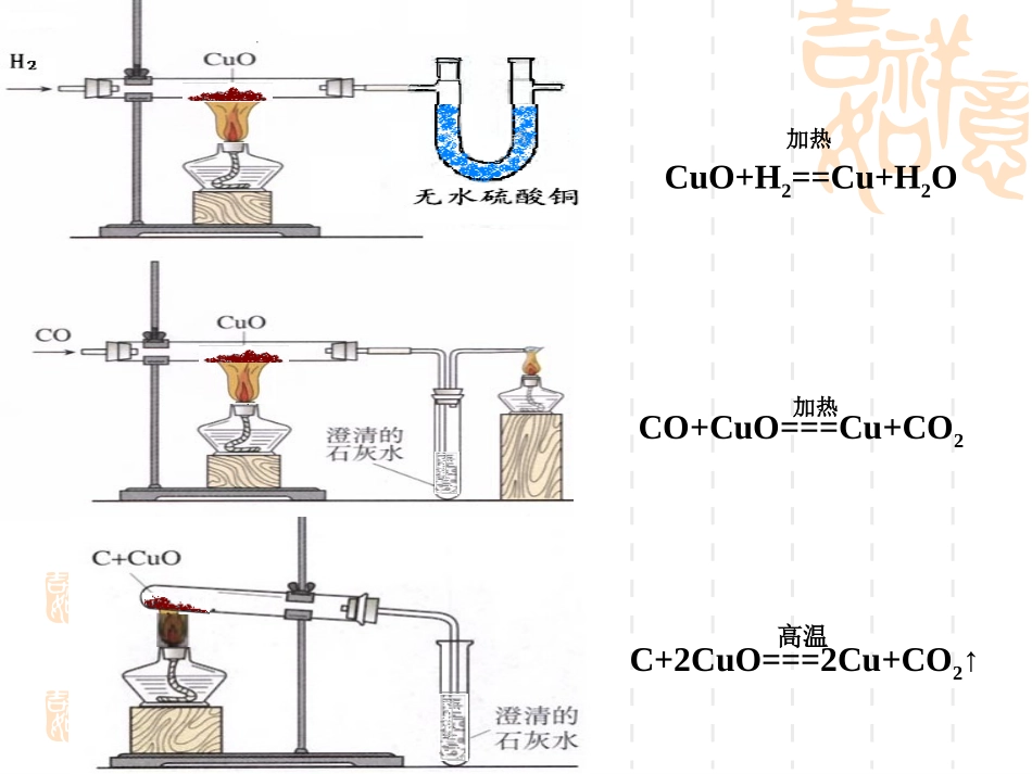氢气、木炭、一氧化碳还原氧化铜_第3页