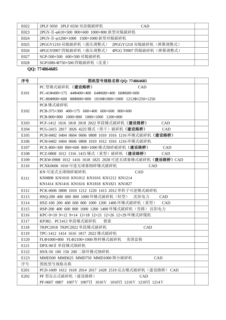 破碎机设备图纸资料_第2页