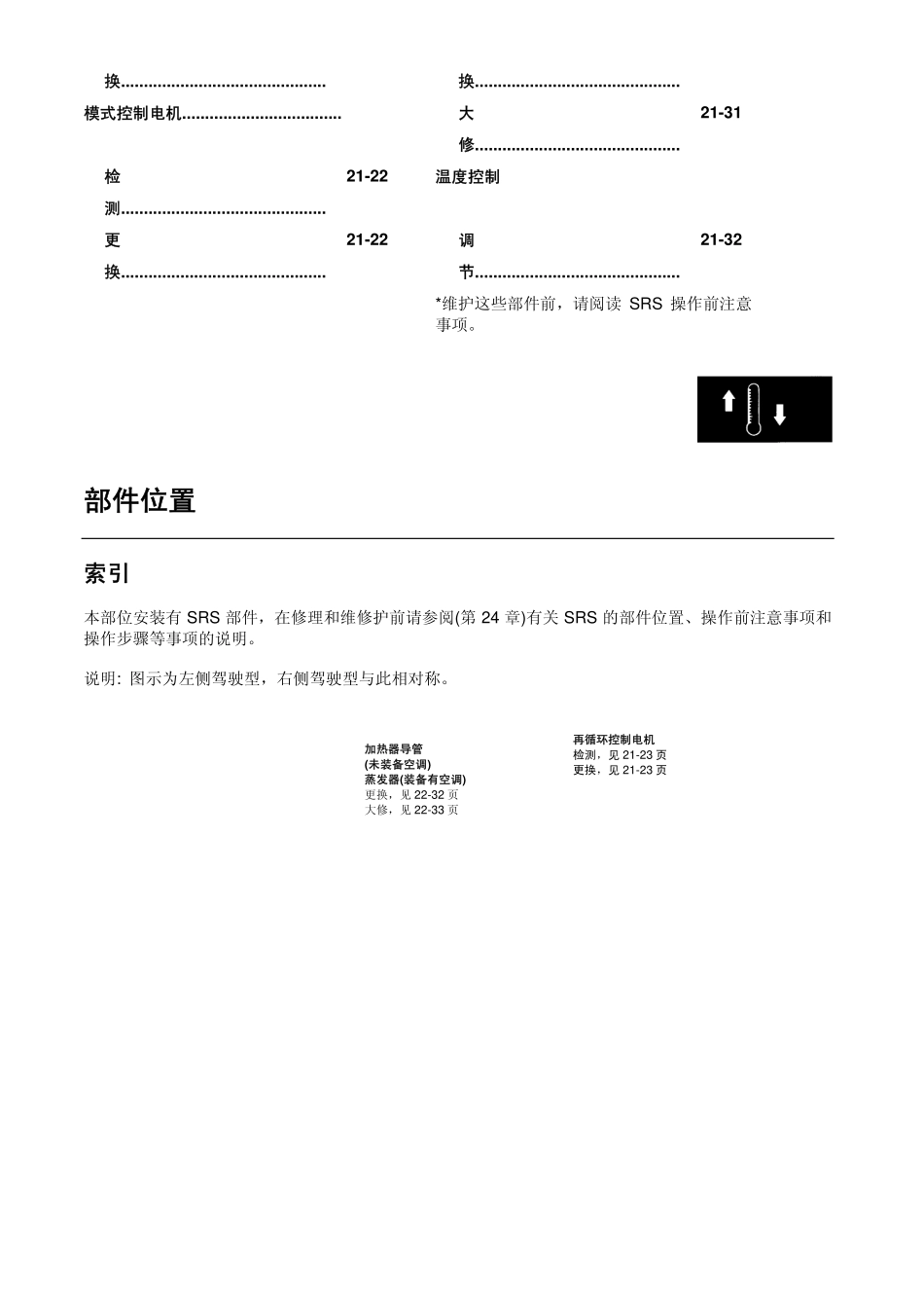 雅阁加热器与空调HEATER_第3页