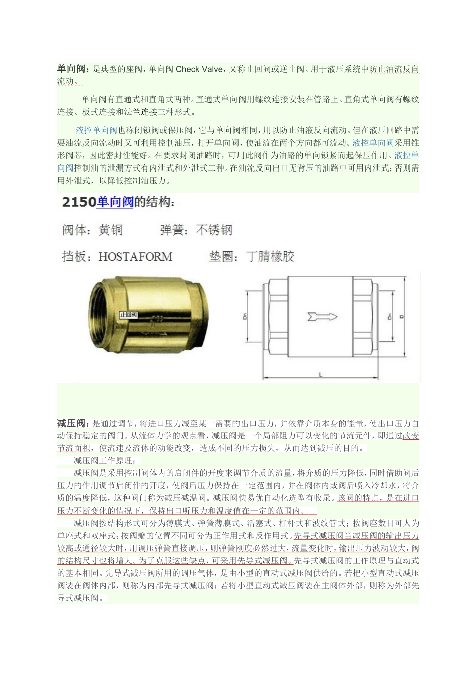 液压元件(原理作用)_第1页