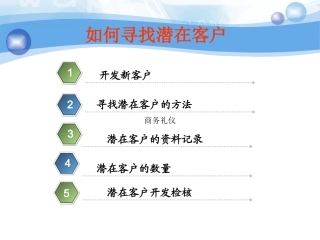 销售人员如何开发潜在客户