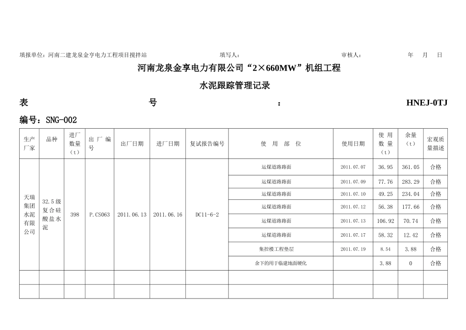 水泥跟踪台帐_第2页