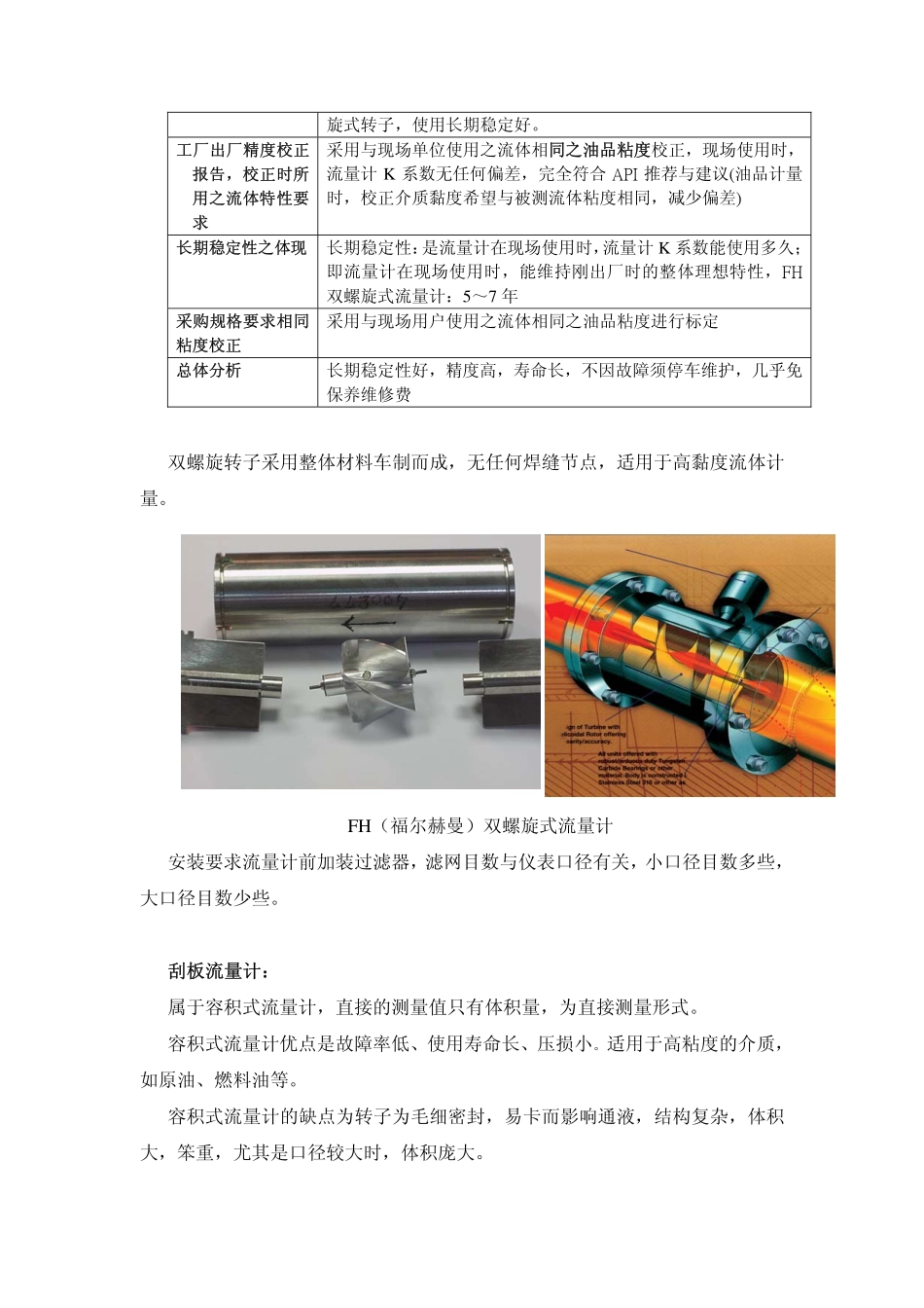 双螺旋式流量计和容积式流量计对比_第2页