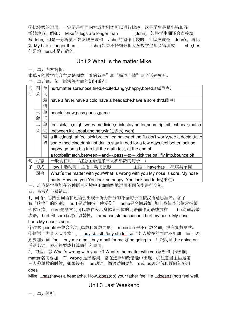 人教版六年级英语下册知识点梳理_第2页