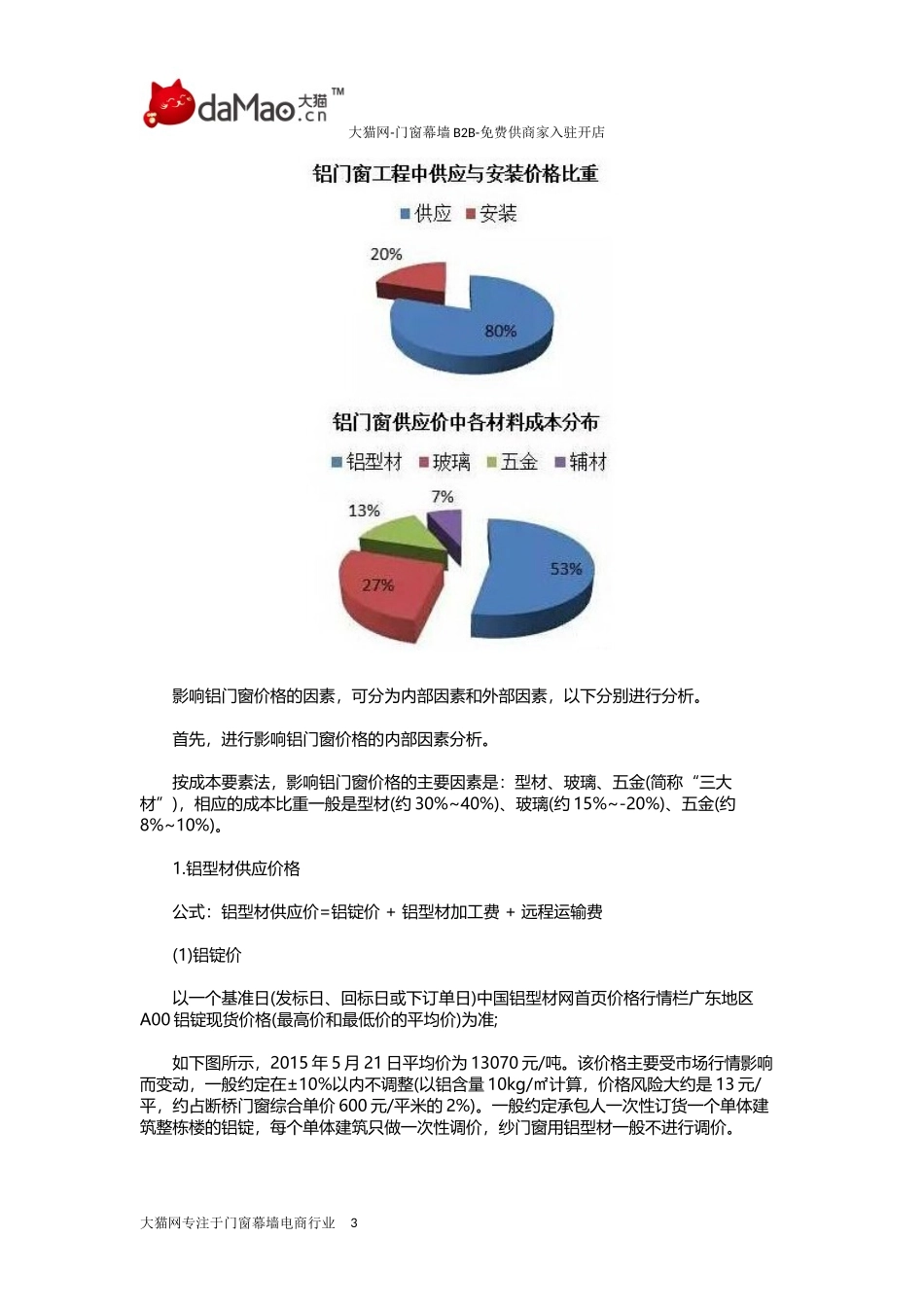 门窗幕墙：铝合金门窗成本控制大全_第3页