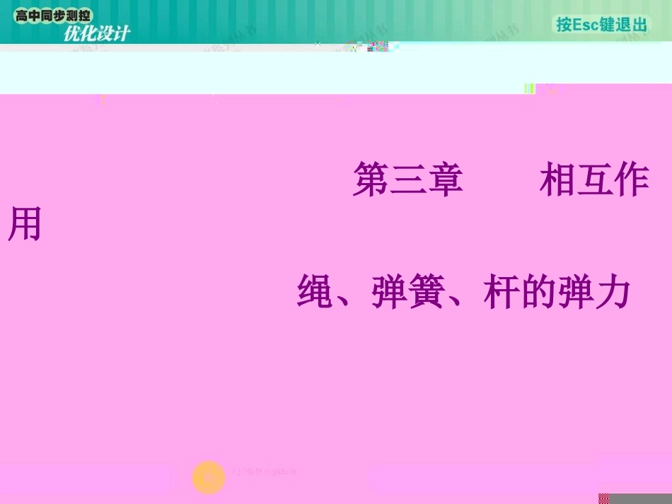 相互作用绳、弹簧、杆的弹力(1)_第1页