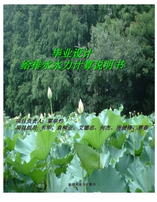 给排水水力计算书