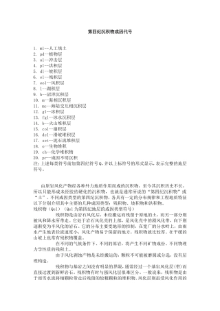 土的成因类型代号
