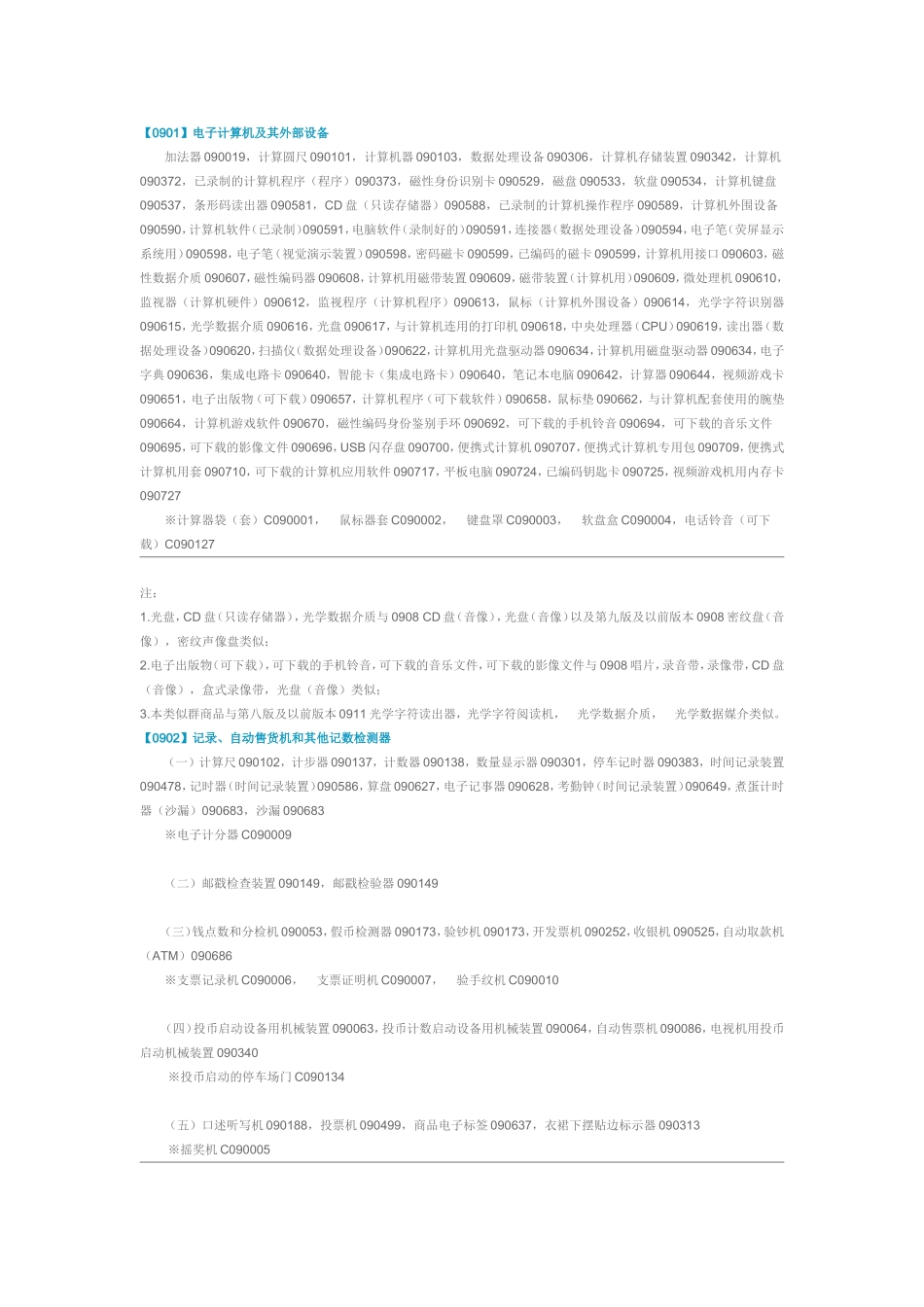 商标类别第9类_第1页
