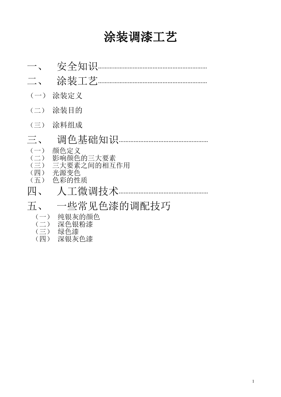 汽车维修整形1111_第1页