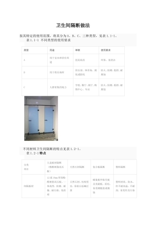 卫生间隔断做法