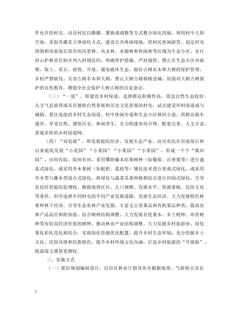 村屯绿化专项活动自查报告 _第2页