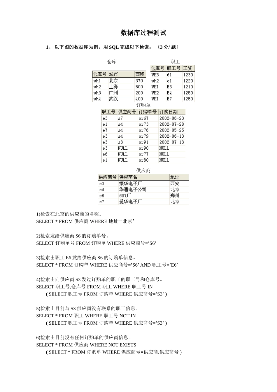 数据库测试1答案answer_第1页