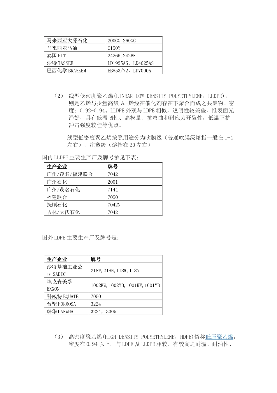 五大通用塑料及相关信息简介_第3页