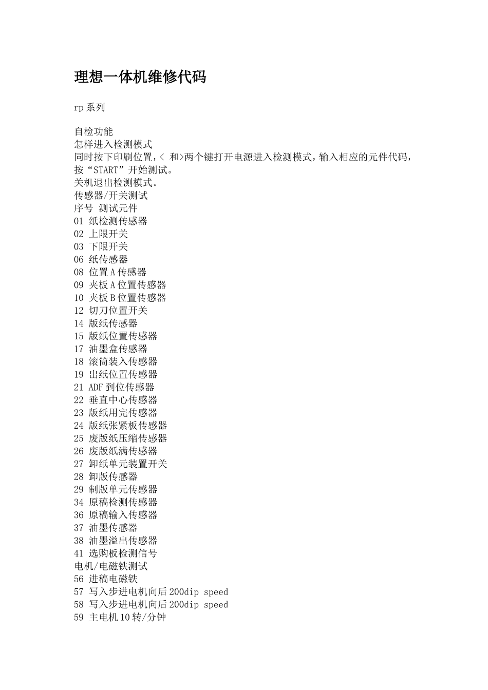 理想一体机维修代码_第1页