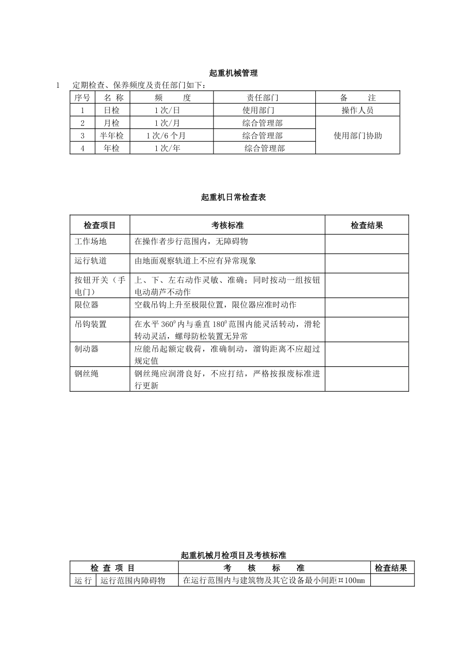 行车检查周期以及检查内容_第1页