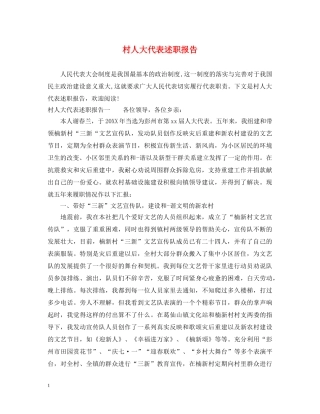 村人大代表述职报告 (000002)