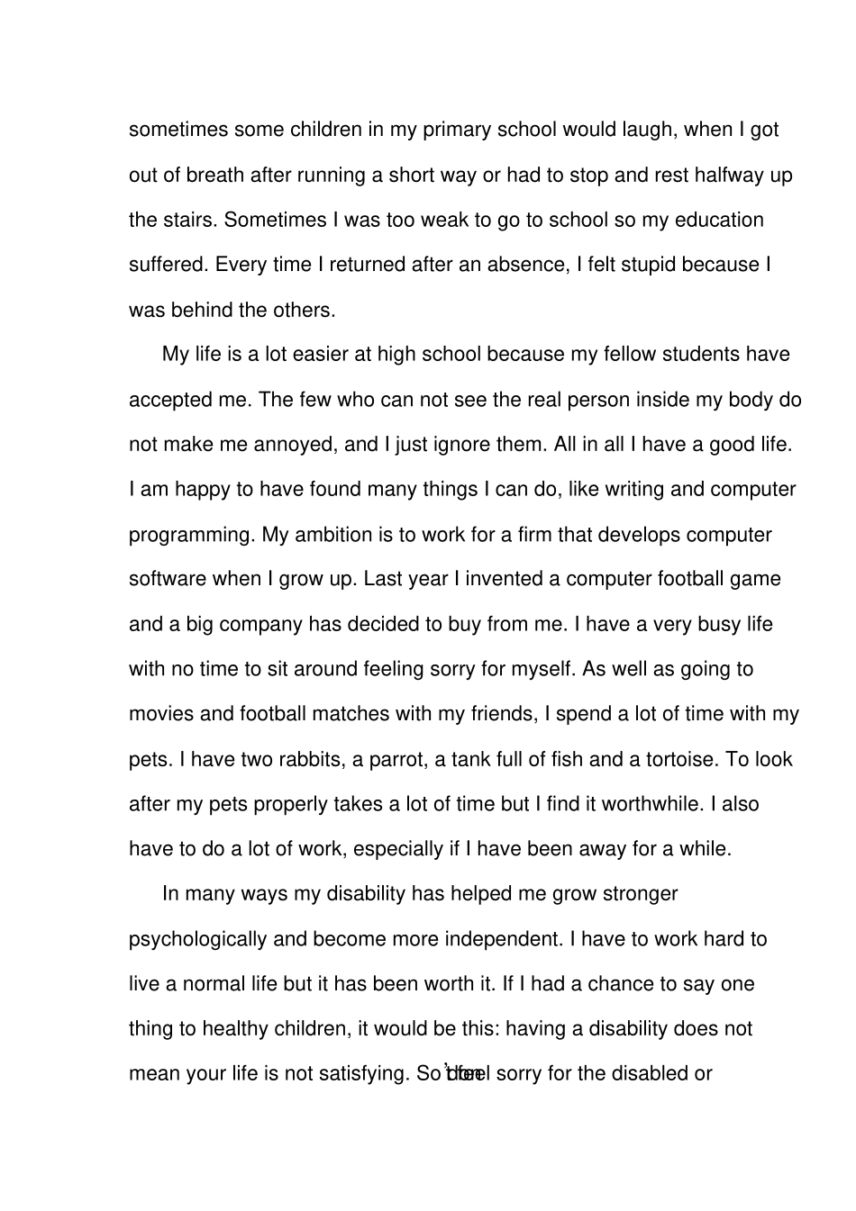 人教版英语选修7课文及复习资料_第2页