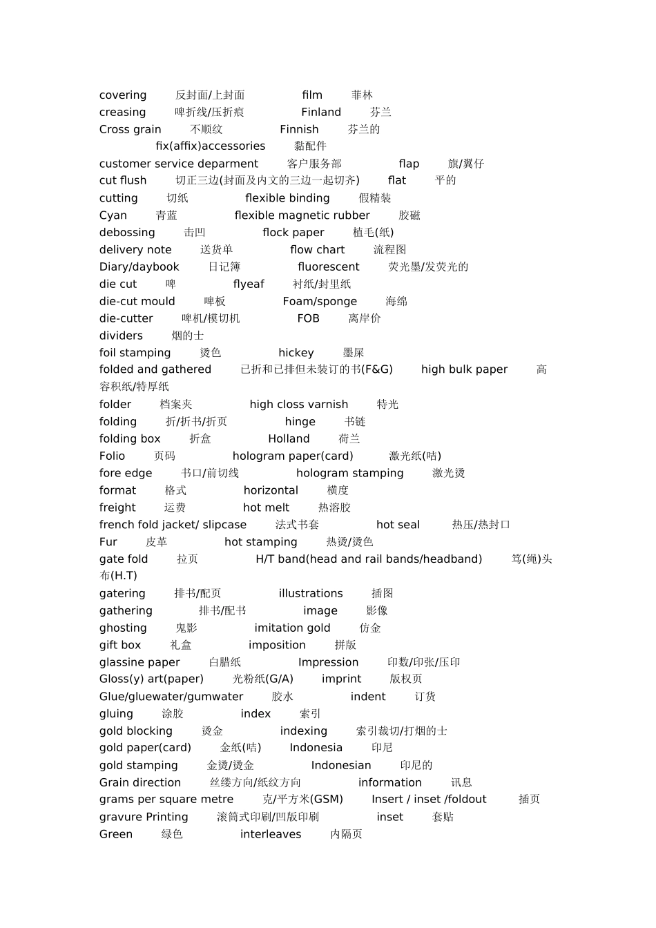 印刷英文对照_第3页