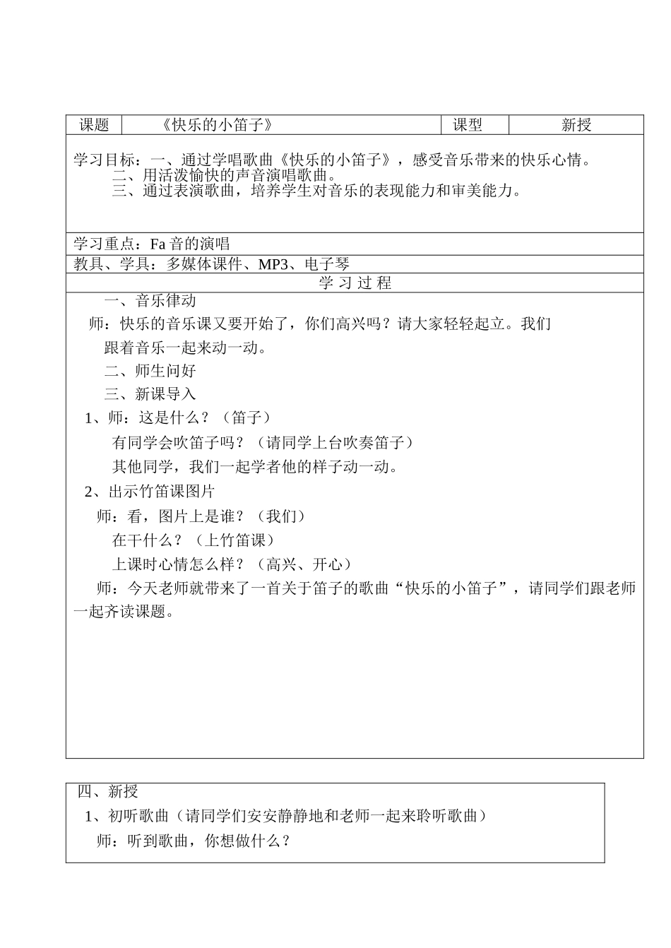 《快乐的小笛子》_第1页