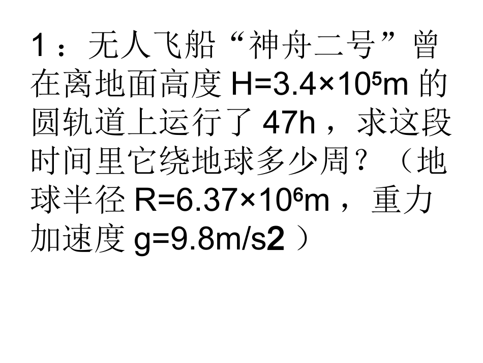 人造地球卫星应用_第1页
