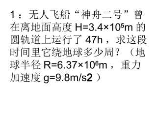 人造地球卫星应用