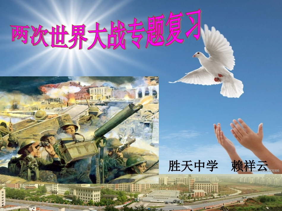 两次世界大战专题复习（柳中上课定稿）_第1页